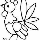 ゴールデンオスのひな鳥コム