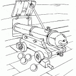 ウィンドウ内の銃
