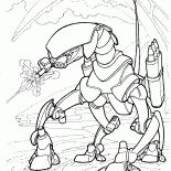 サイボーグは戦いをリード