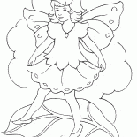 エルフの女の子のダンス