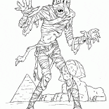 ミイラ目を覚まし