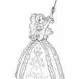 豊かなドレスバービー