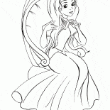 彼女の髪をブラッシングプリンセス