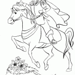 馬に乗って王子