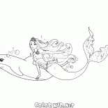 バービー人魚とイルカ