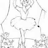 バレリーナや花
