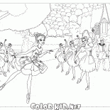 ボールでダンサー