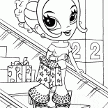 衣料品店の女の子