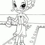 若いファッショニスタ