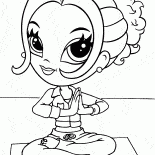 ヨガの女の子