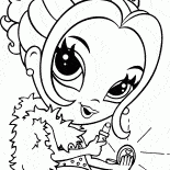 女の子はメイクアップ補正し