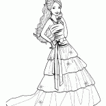 バービーとエレガントなドレス