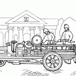 最初の消防車