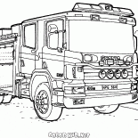 消防車スカニア