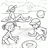 川での夏の楽しみ