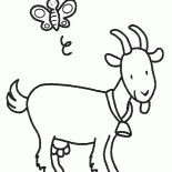 彼の首に鈴とヤギ