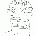 ブーツとミトン