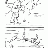 冬の釣り