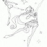 ウィンクスとスケート