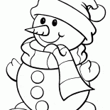 雪だるまの帽子