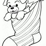 クリスマスのための子犬