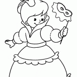 新年の衣装プリンセス