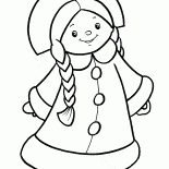 クリスマス衣装雪の乙女