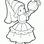 若い妖精の衣装