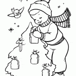 装飾クリスマスツリー