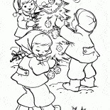 ドレスクリスマスツリー