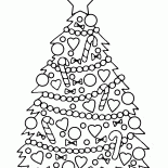 飾りとクリスマスツリー