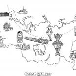 ロシアの地図